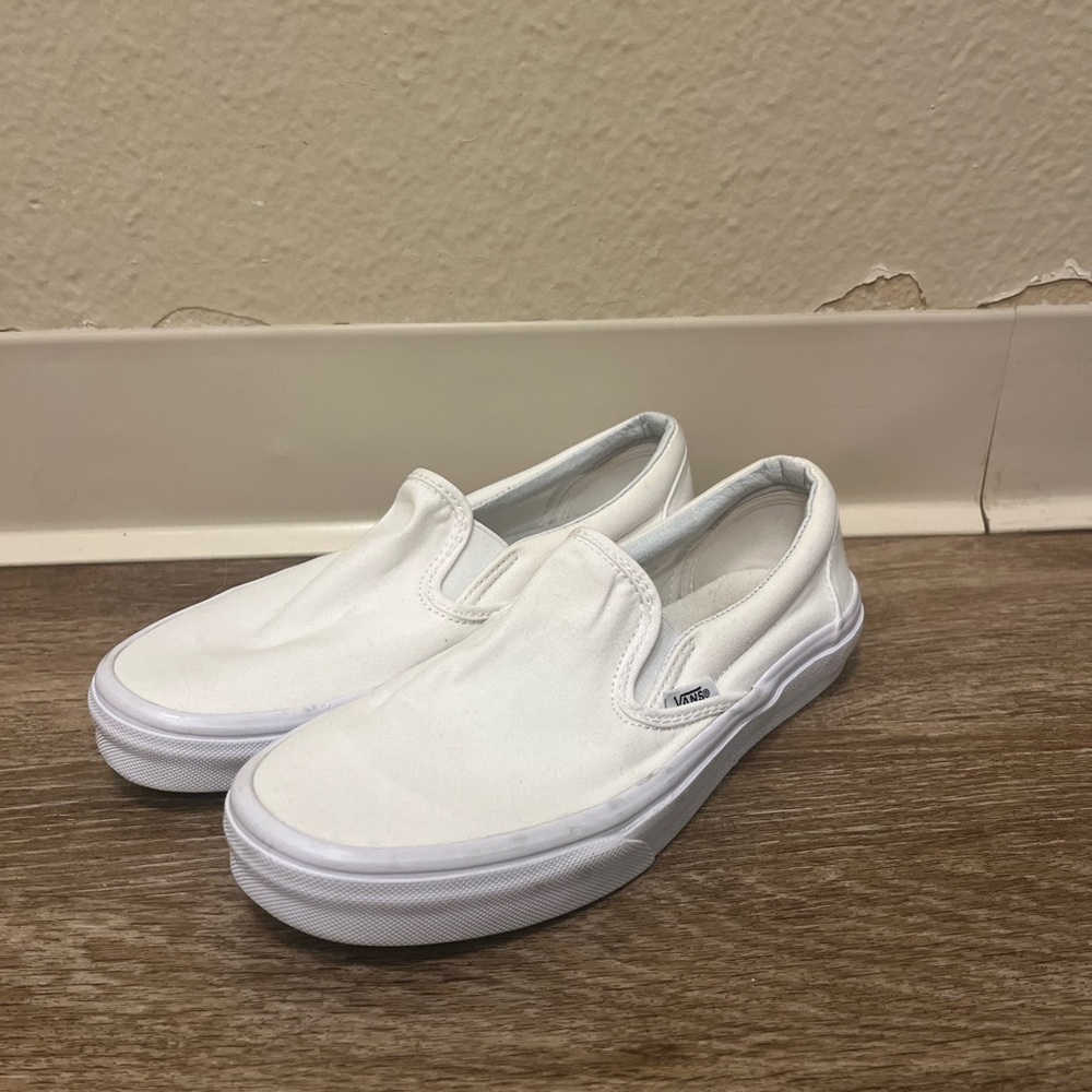 Vans Classic White Slip-On Shoes